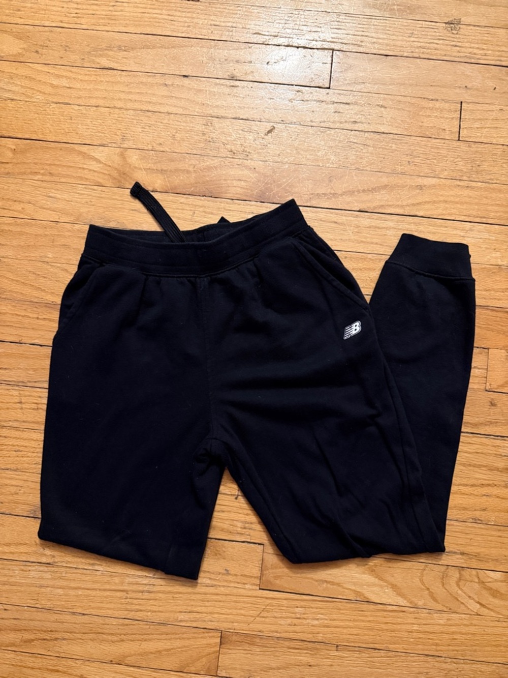 New Balance Kids Black Jogger Sweatpants with Logo